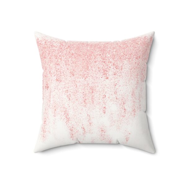 Blush Pink Faux Suede Pillow - Cozy Decorative Accent for Home - Image 4