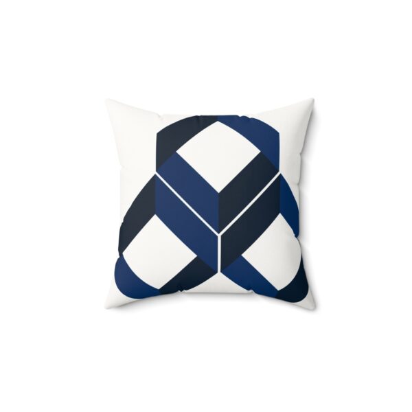 Modern Geometric Faux Suede Square Pillow, Home Decor, Throw Pillow, Accent Pillow, Bohemian Style, Cozy Decor - Image 2