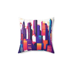 Faux Suede Square Pillow