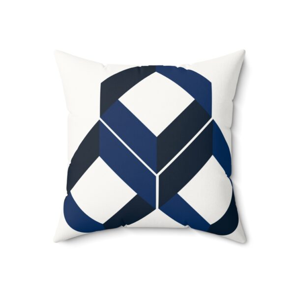 Modern Geometric Faux Suede Square Pillow, Home Decor, Throw Pillow, Accent Pillow, Bohemian Style, Cozy Decor - Image 4