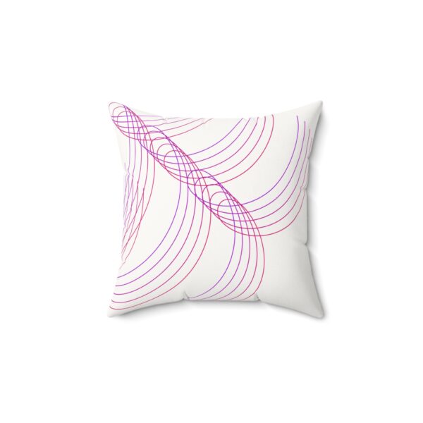 Modern Abstract Lines Faux Suede Pillow – Stylish Home Decor - Image 2