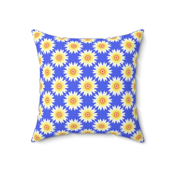 Square Pillow - Elegant Floral Design - Image 4