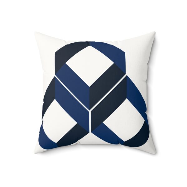 Modern Geometric Faux Suede Square Pillow, Home Decor, Throw Pillow, Accent Pillow, Bohemian Style, Cozy Decor - Image 3