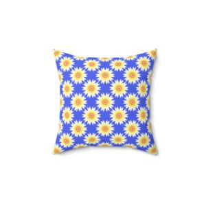 Square Pillow - Elegant Floral Design