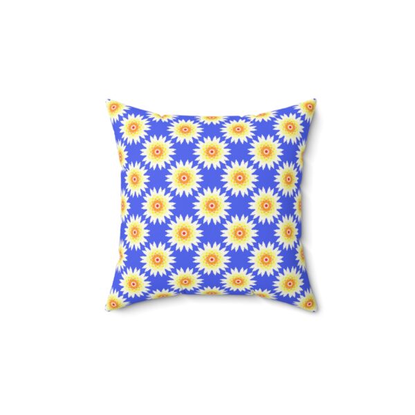 Square Pillow - Elegant Floral Design