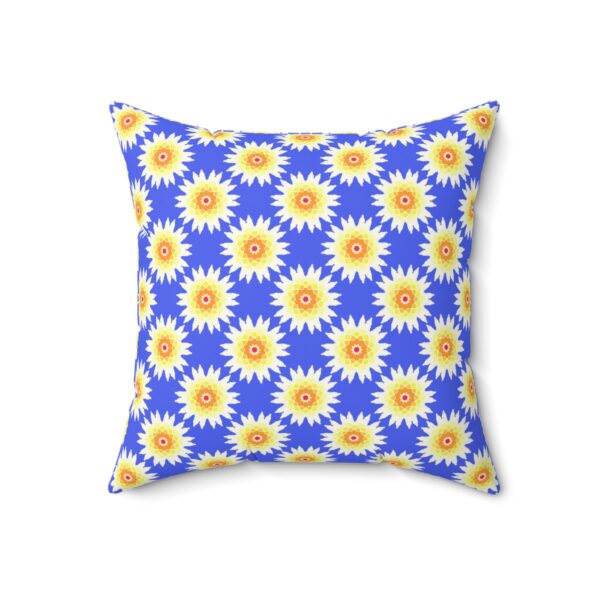 Square Pillow - Elegant Floral Design - Image 3