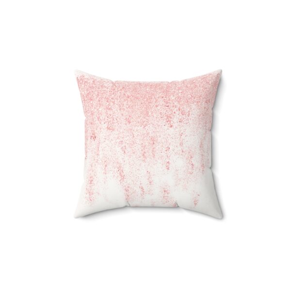 Blush Pink Faux Suede Pillow - Cozy Decorative Accent for Home