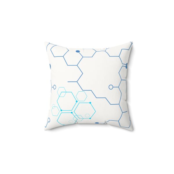 Modern Geometric Faux Suede Pillow for Home Decor - Image 2