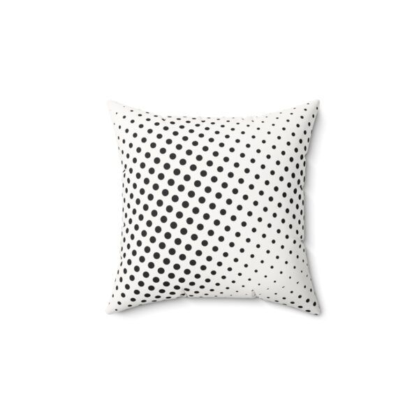 Modern Polka Dot Faux Suede Pillow – Trendy Home Decor Accent