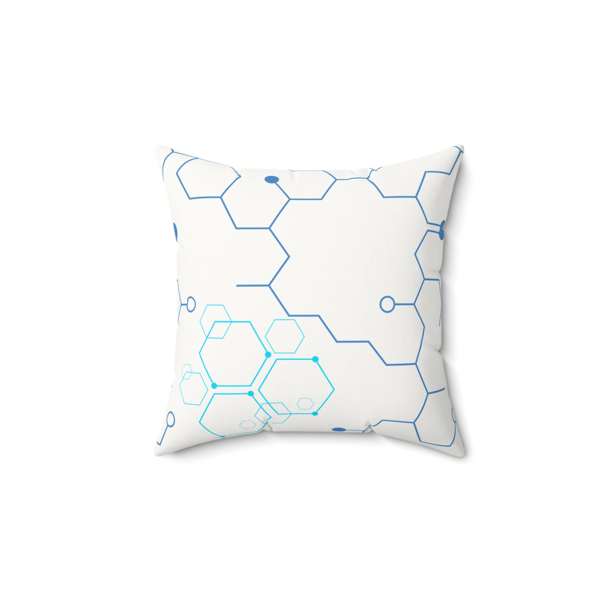 Modern Geometric Faux Suede Pillow for Home Decor - Image 2